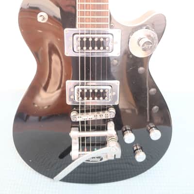 Gretsch G5230T Electromatic Jet FT Black Guitar With Bigsby 2019 Loose Electronics Extra Drill Holes & Random Mods Minor TLC Needed Dings & Scrapes Special image 2