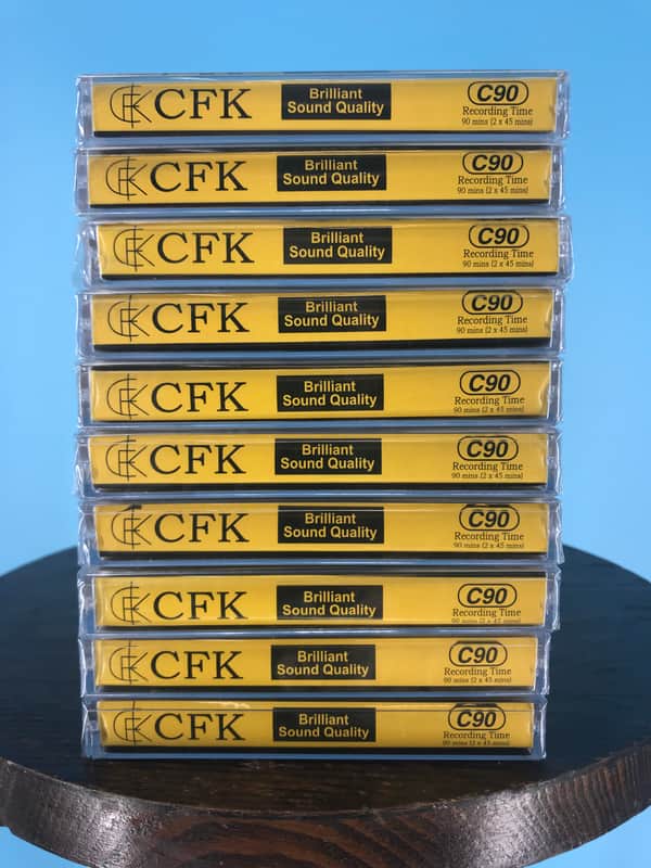 CFK HXC90 TYPE 1 90 Minute Standard Music Grade Audio Cassette (10 Pack) image 1