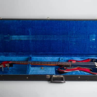 Ampeg  AEB-1 Electric Bass Guitar (1966), ser. #149, original black hard shell case. image 10