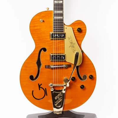 Gretsch G6120T-55 Vintage Select '55 Chet Atkins 2022 Vintage Orange Stain image 1