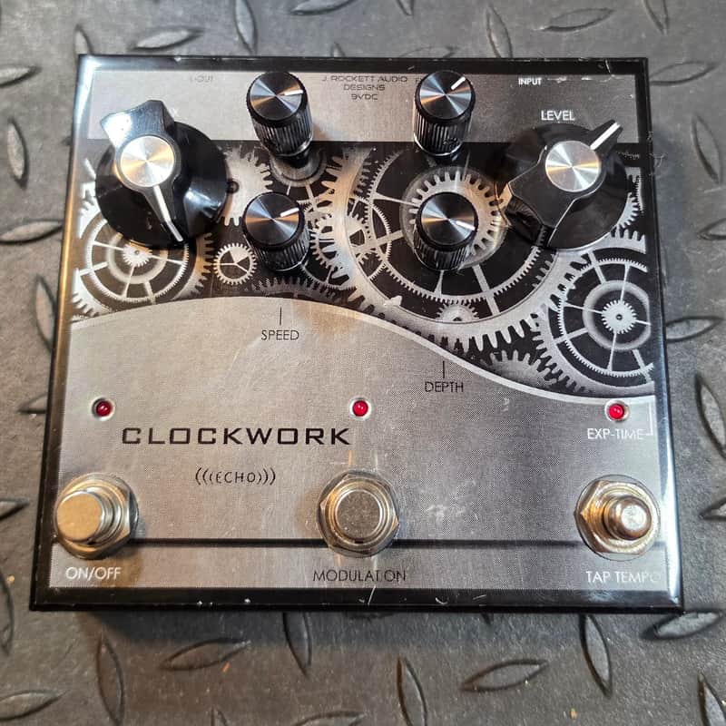 J. Rockett Clockwork Echo Delay 2021 - Silver | Reverb