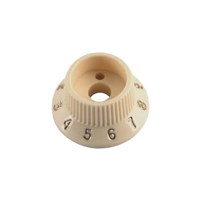 Fender Stratocaster S-1 Switch Control Knob no Cap (Aged White) image 1