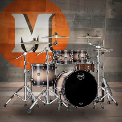 Mapex Saturn Evolution Classic 4-Piece Shell Pack (No Snare) - Exotic Violet Burst (SE529XEMBPZ) image 1