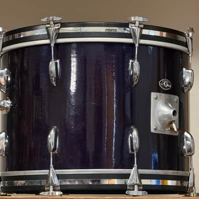 1960's Slingerland 20" Blue Sparkle Bass Drum 14x20 image 7
