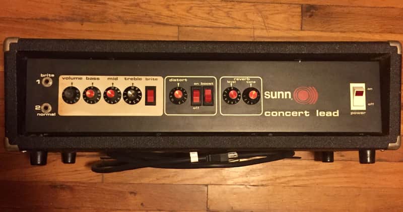 Sunn Concert Lead Guitar Amp Head image 1