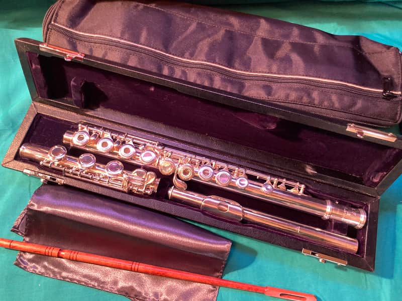 EF Dean-Step Up or Intermediate Flute for Advanced Student-Silver Head-NOS-Nice image 1