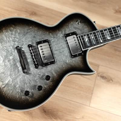 ESP Eclipse Custom Original Series Guitar w/ Case – Silver Liquid Metal Burst image 9