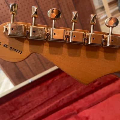 Early 1990s Fender Stevie Ray Vaughan SRV Stratocaster – USA – w/ Tweed Case image 3