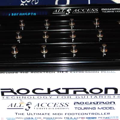ROCKTRON All Access Limited Edition MIDI Footswitch Switching System Pedal Touring Model Very Good Condition image 1