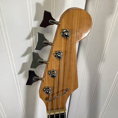 Vintage Cameo Teisco Deluxe Bass Guitar Sunburst image 3