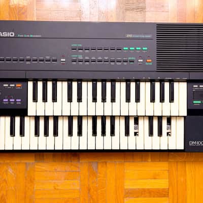 Casio DM-100 (Japan, 1987) Super Rare & Vintage Double-Decker Sampling Keyboard LoFi 8-bit Sampler! With original box and packaging! Read the full ad! image 5