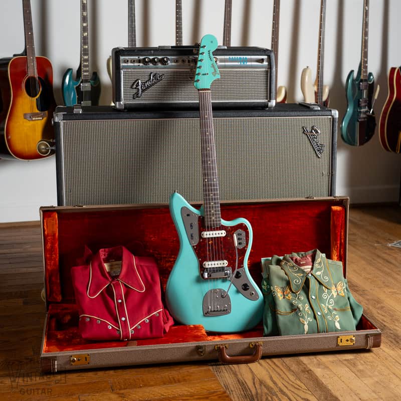 1962 Fender Jaguar Foam Green image 1