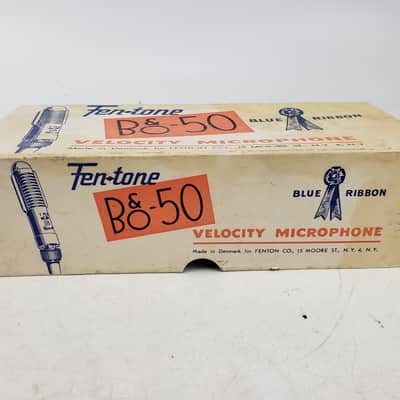 Vintage Fentone B&O-50 Ribbon Microphone Bang & Olufsen Box & Cable BM3 image 13