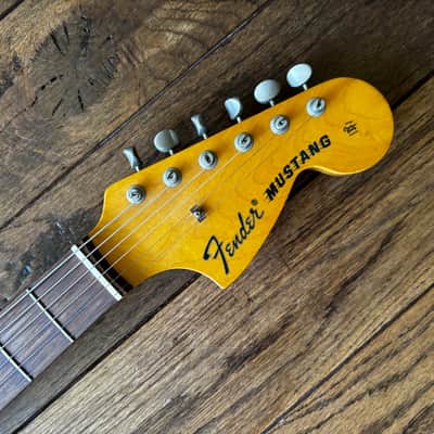 1993 Fender Traditional 60s Mustang Order Made Custom Transparent Red Premium Ash Maple Seymour Duncan MIJ Japan image 9