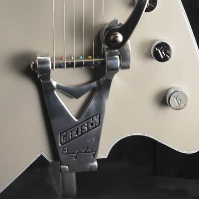 Gretsch G6199TSL-SMG Billy-Bo FSR Smoke Gray/Violet Metallic Fuller's Exclusive Color image 4