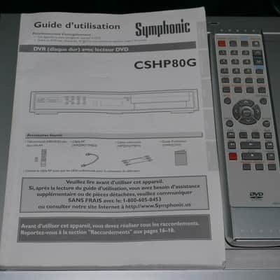 Symphonic DVR CSHP80G image 5