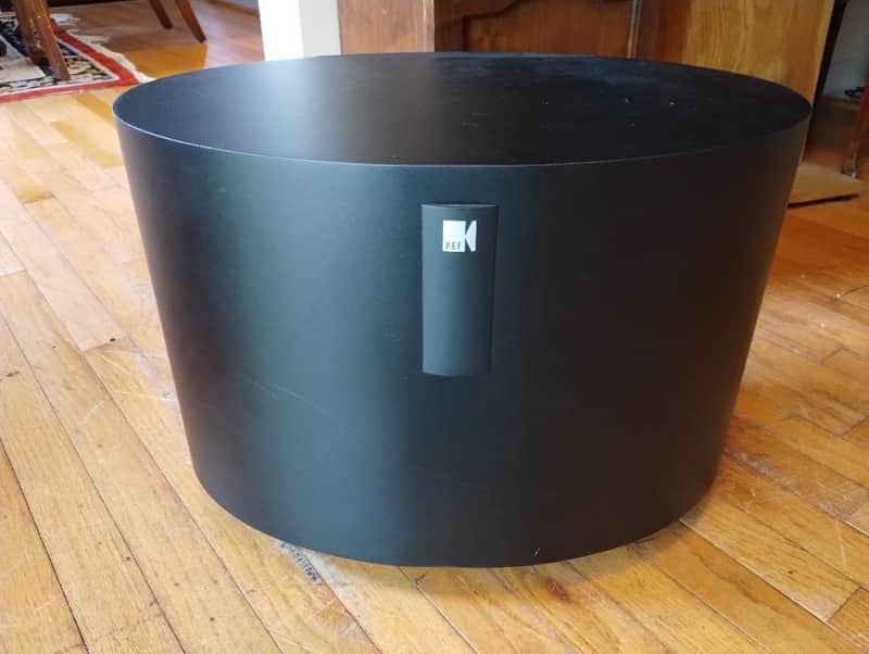 KEF ブラック サブウーファー PSW2500 KEF PSW2500 アクティブサブウーファー ダークアップル Yahoo