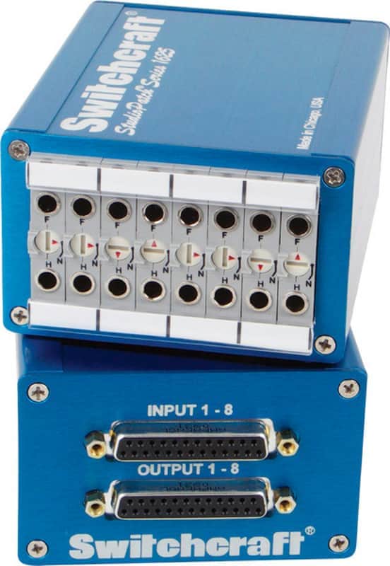 Switchcraft StudioPatch Series 1625 Modular 16-Point TT-DB25 Patchbay