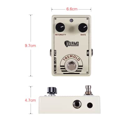 Dolamo D-13 Vintage Style Tremolo Electric Guitar Effect Pedal w/Intensity New image 5