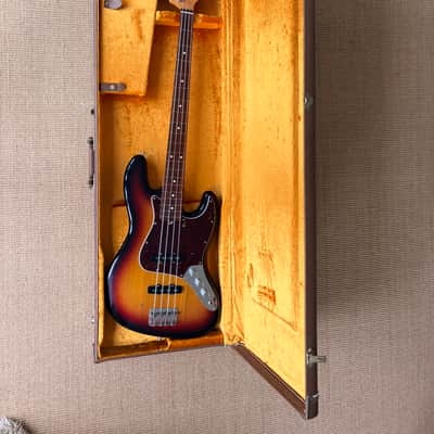 Fender Jaco Pastorius Jazz Bass USA 2010 – Fretless – 3 Tone Sunburst – Hardcase image 13