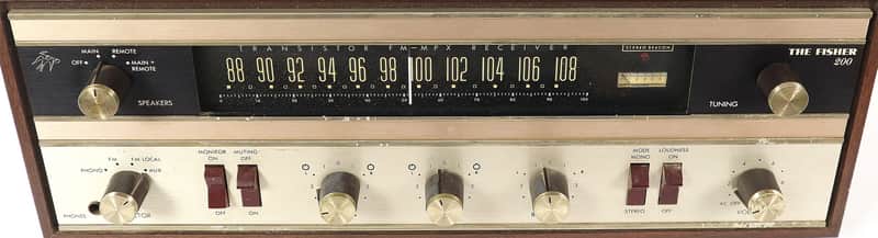 Vintage The Fisher 200T 20w per Channel AM/FM Home Theater | Reverb