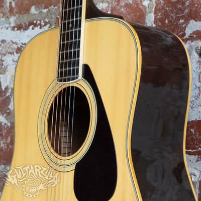 Yamaha FG-201 1970's Natural MIJ Japan Vintage Orange Label image 4