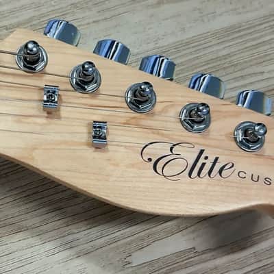 2025 Elite Customs Nashville 3 Pickup Tele Electric Guitar in Sunburst & 5 Way switch with Gilmour Mod image 5