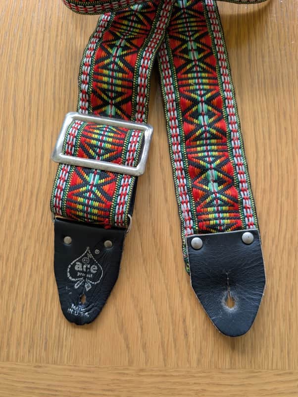 Vintage 60’s / 70's ACE 2" Wide Guitar Strap Original Made in USA image 1