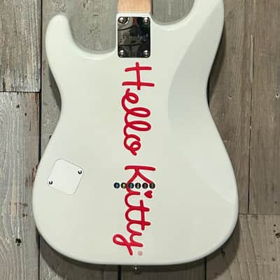 New Fender FSR Limited Edition Squier Hello Kitty Stratocaster - White, In Stock and Ready to Ship Ultra Fast! image 9