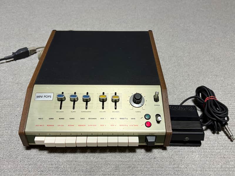 Korg MINIPOPS 7 Analog Rhythm Machine w/footswitch image 1