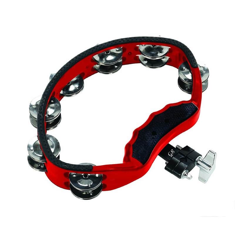 Gon Bops PTAM10 Double Row Jingles Tambourine w/ Quick-Release Mount image 1