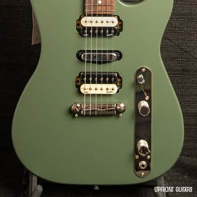 Godin Radium RN SF Matte Green 2025 Electric Guitar w/Deluxe Gig Bag image 2