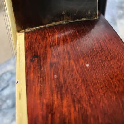 Vintage RARE 1970 Harmony H159 Dreadnought Birch Natural Neck Reset New Strings Pro Setup Original Soft Shell Case image 9