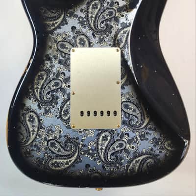 Fender Custom Shop 1957 Stratocaster, Time Machine Series, Heavy Relic, Gold Hardware, Black Paisley, w/HSC image 12