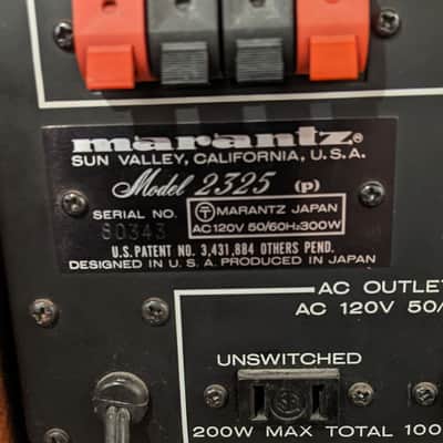Marantz 2325 In WC-43 Wood Case - One Owner - New LEDs image 10