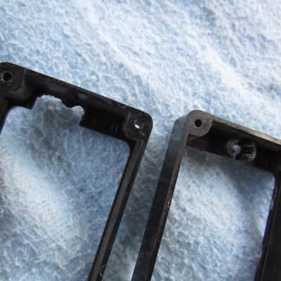 Gibson M-69 Pickup Surrounds Lot Of 3 Gibson M-69 Pickup Surrounds Poor Condition 1 Neck & 2 Bridge Pickup Rings Labeled M-69 Vintage Pickup Surround Neck & Bridge Positions View All Photos Closely image 5