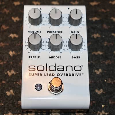 Soldano SLO Pedal 2022 - Present - White image 4