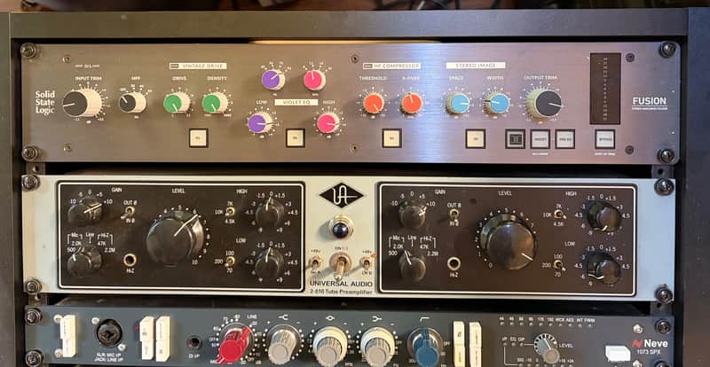 Solid State Logic Fusion Rackmount Audio Processor 2018 - Present - Black image 1