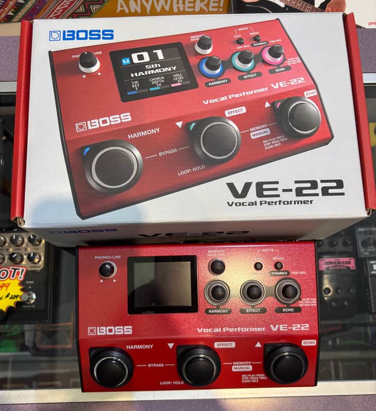 Boss VE-22 Vocal Performer Effects and Looper Pedal image 1