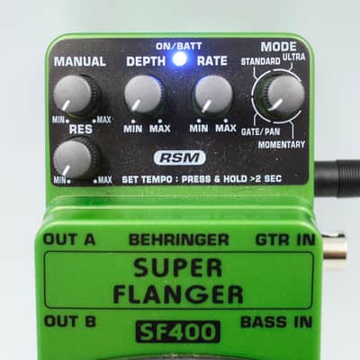 Behringer SF400 Super Flanger Guitar Effect Pedal S1100895537 image 3