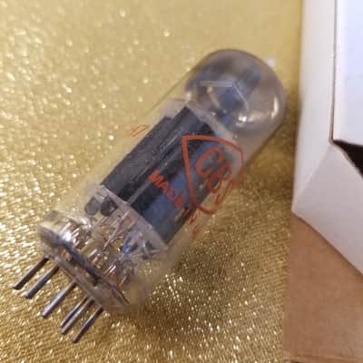 CBS 12BH7A tNOS AT1000 TESTED Vacuum Tube black plate 12BH7 dual triode 1951-1959 image 1