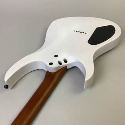 Balaguer Guitars Diablo Standard with Hipshot Hardtail Bridge - Satin Trans White image 10