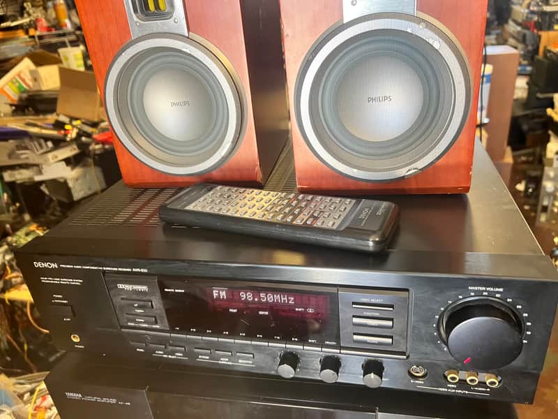 Denon AVR-810 5.1 Channel Home Theater Stereo Receiver Precision Audio Surround image 1