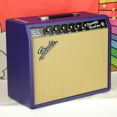Fender '65 Princeton Reverb Plum 12" Greenback FSR Limited Edition image 3