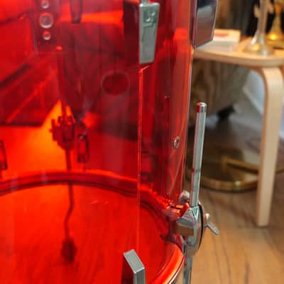 1979 Sonor Acryl Champion 16x16 Floor Tom Red image 3