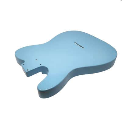 Brio 69 Telecaster Thinline SS Roasted Ash Body Semi-Hollow Sonic Blue image 6