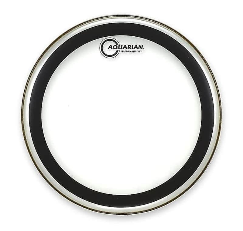 Aquarian PF8 8" Performance II Clear Drum Head w/ Video Link image 1
