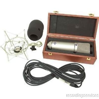 Neumann U87 Ai Set Z (Matte Black w/Shock mount) Cable & Woodbox image 5