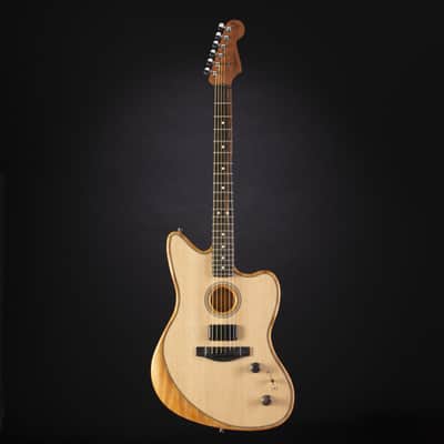 Fender American Acoustasonic Jazzmaster (Natural) - Acoustic Guitar image 2