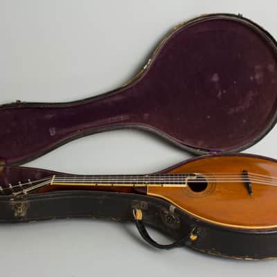 Gibson  Style H-1 Carved Top Mandola (1910), ser. #9789, original black hard shell case. image 10